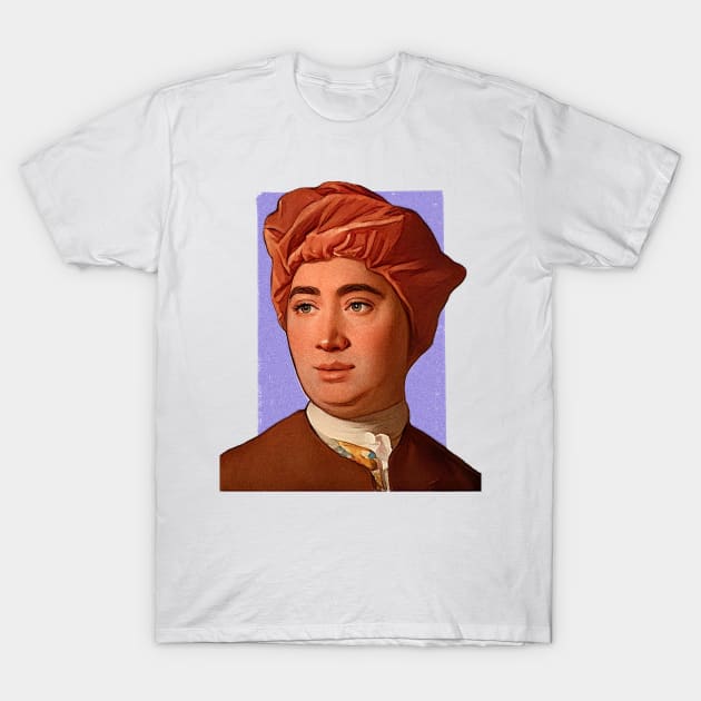 Scottish Philosopher David Hume illustration T-Shirt by Litstoy 